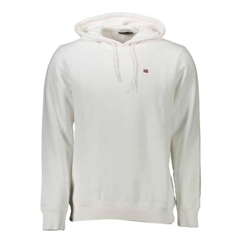 Napapijri sweatshirt NP0A4FQV-BALIS-HOOD White