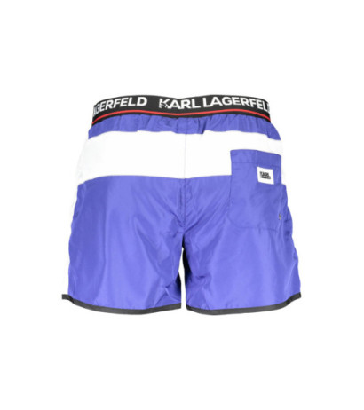 Karl lagerfeld beachwear a towel KL21MBS04 Blue