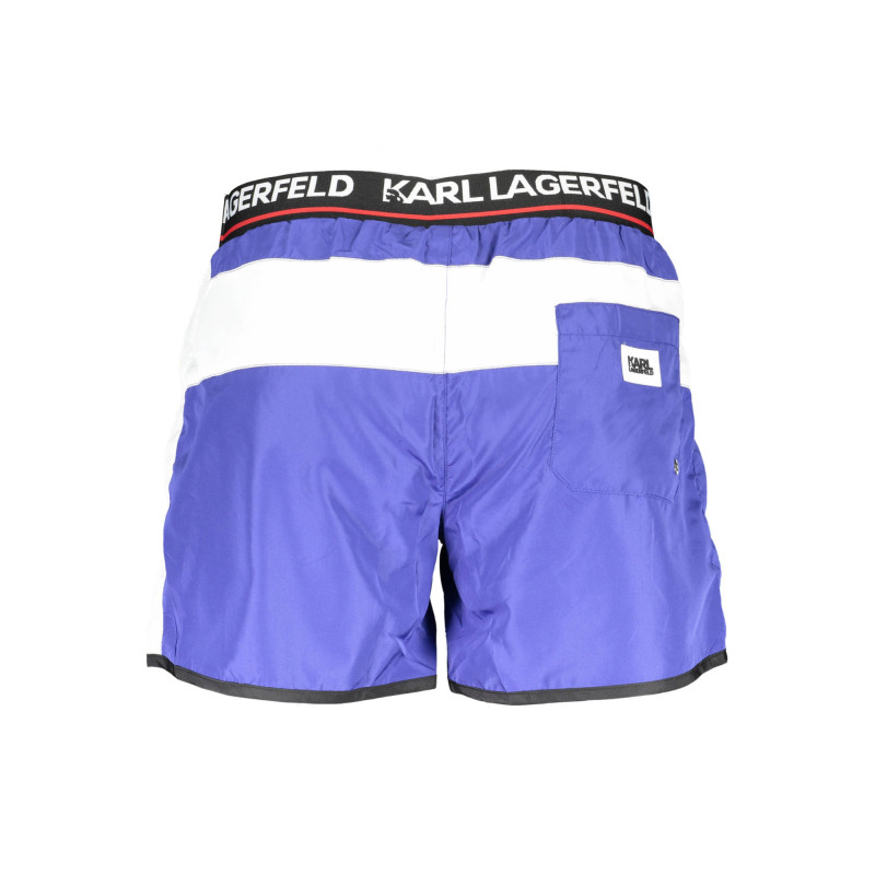 Karl lagerfeld beachwear a towel KL21MBS04 Blue