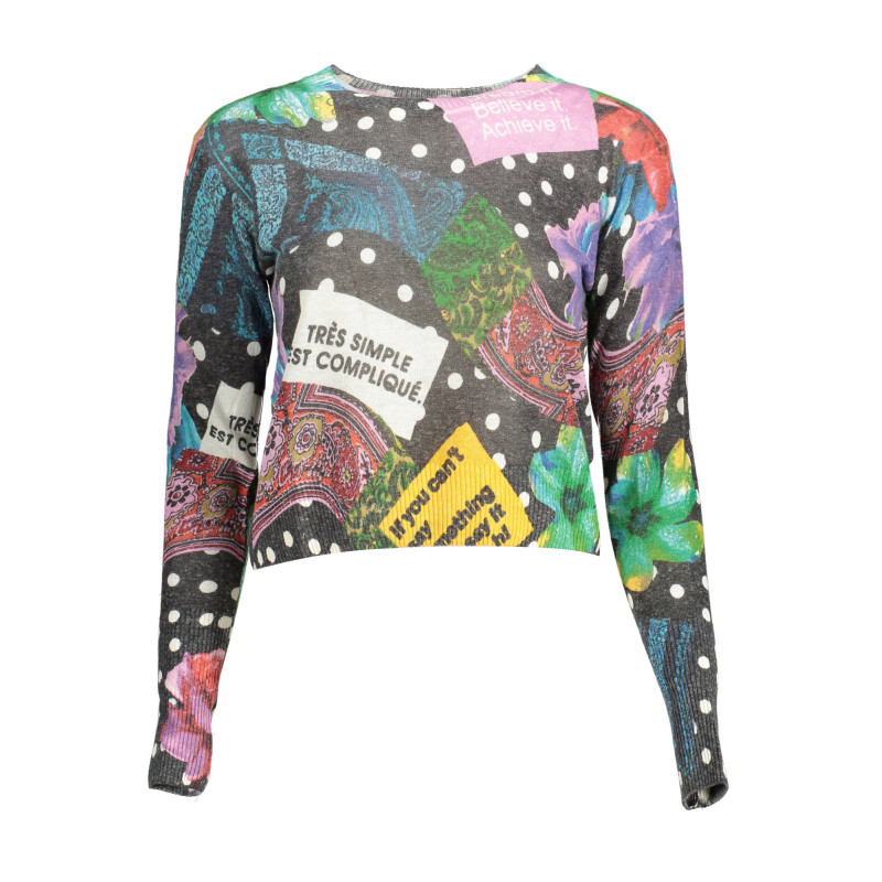 Desigual sweater 22WWJFA1 Black