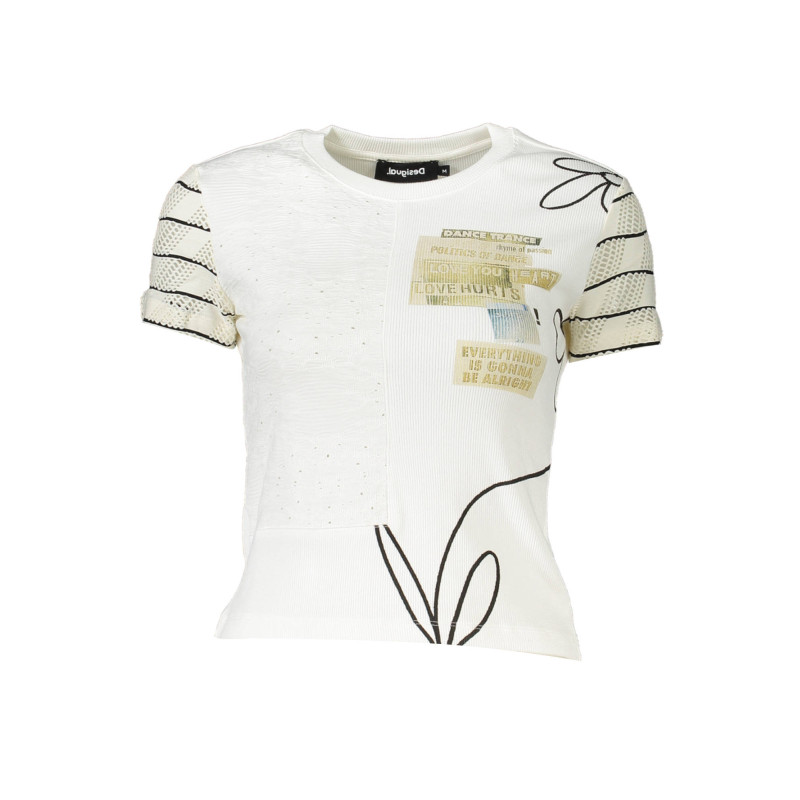 Desigual T-Shirt 23SWTK64 White