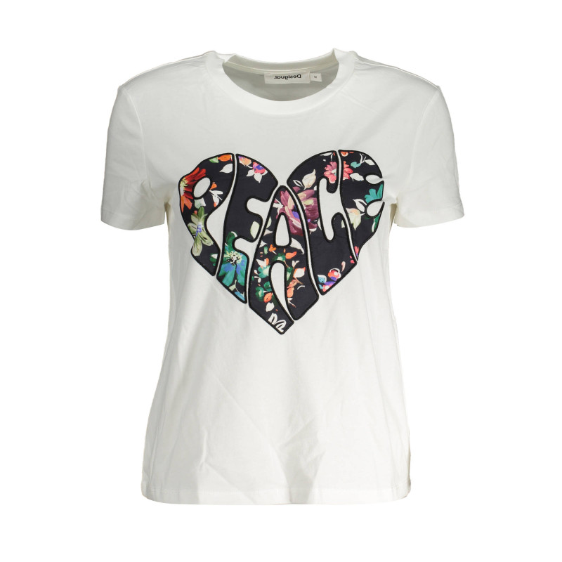 Desigual T-Shirt 23SWTK92 White