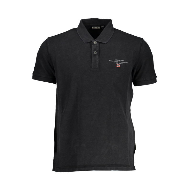 Napapijri polo NP0A4GDL-ELBAS-SS-4 Black