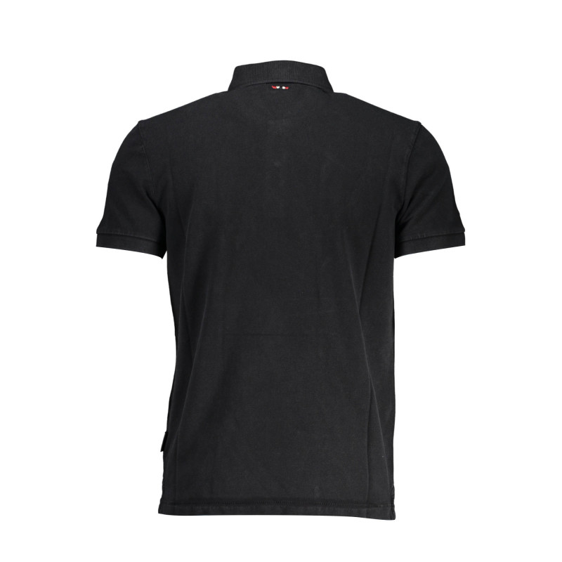 Napapijri polo NP0A4GDL-ELBAS-SS-4 Black