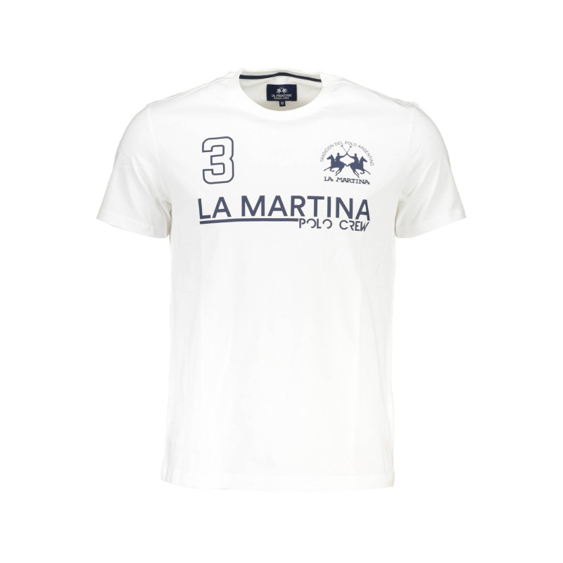 La martina T-Shirt XMR310-JS206 White