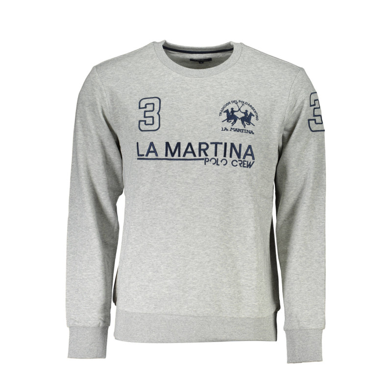 La martina sweatshirt XMF310-FP112 Grey