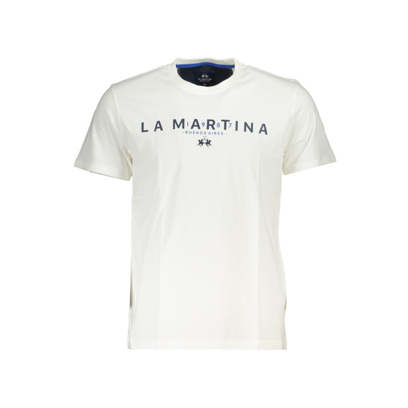 La martina T-Shirt WMR005JS206 White