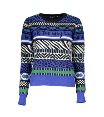 Desigual sweater 23WWJF48 Blue