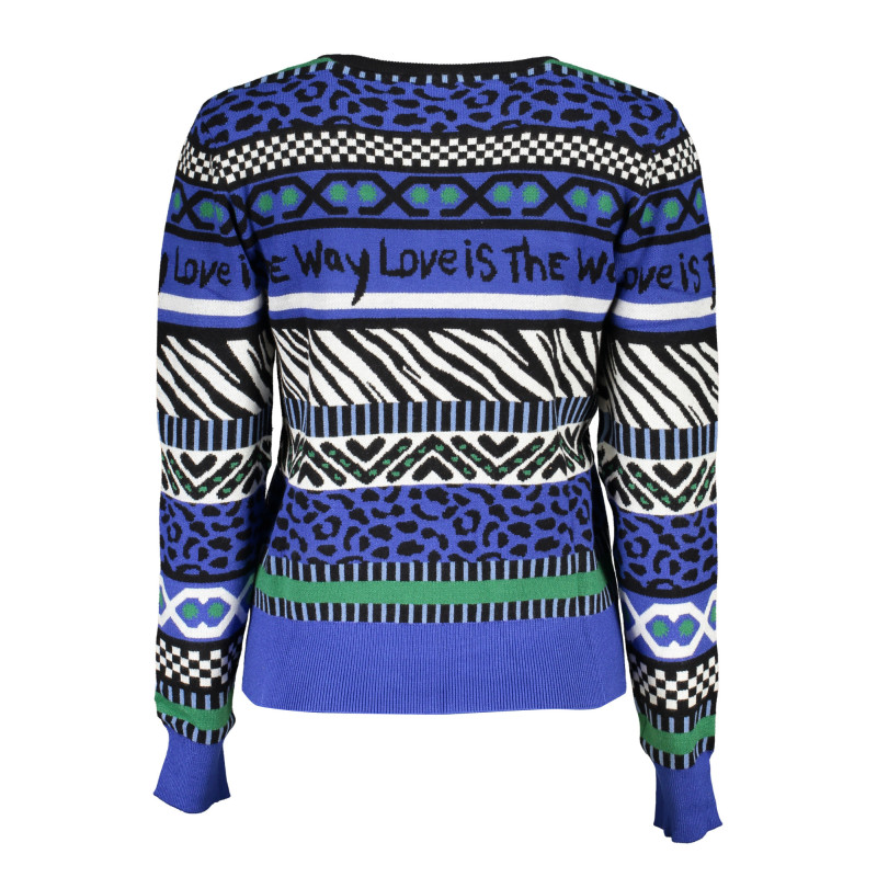 Desigual sweater 23WWJF48 Blue