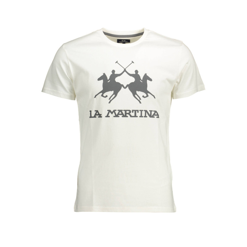 La martina T-Shirt CCMR05JS206 White