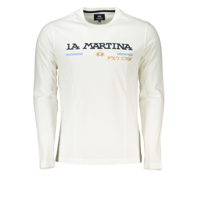 La martina T-Shirt XMR312JS385 White