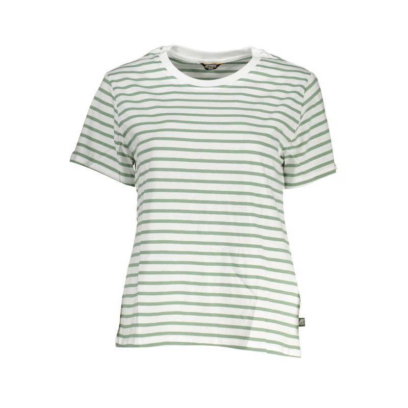 K-way T-Shirt K7115LWAMALIASTRIPES White