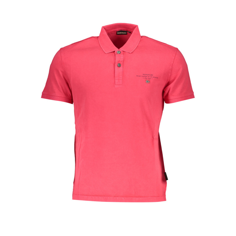 Napapijri polo NP0A4GB4ELBASJERSEY Pink