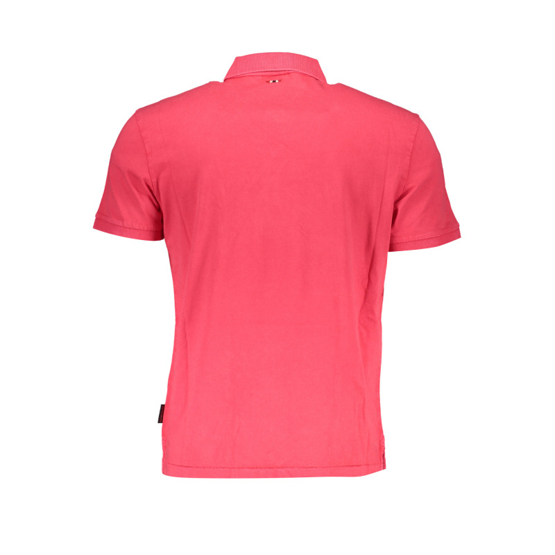 Napapijri polo NP0A4GB4ELBASJERSEY Pink