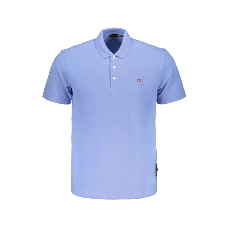 Napapijri polo NP0A4H8BEALISSSSUM Light blue