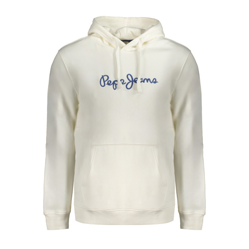 Pepe jeans sweatshirt PM582716NEWJOEHOODIE White