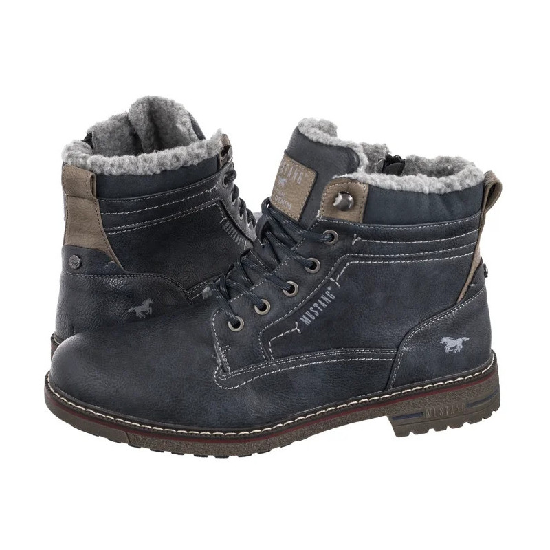 Mustang Granatowe 4201-602-820 (MU559-a) boots