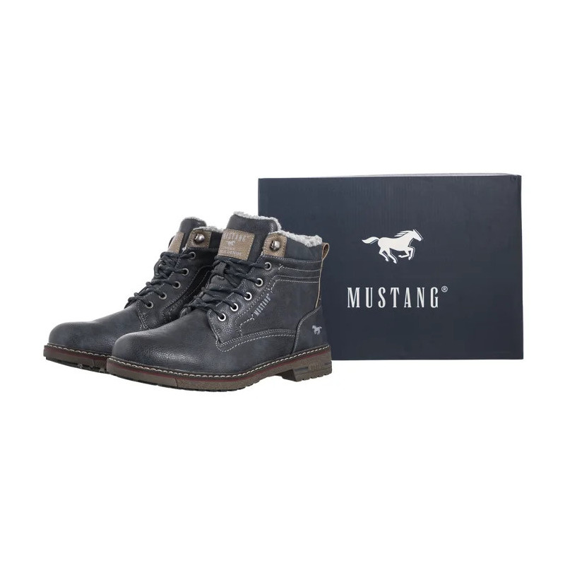 Mustang Granatowe 4201-602-820 (MU559-a) boots