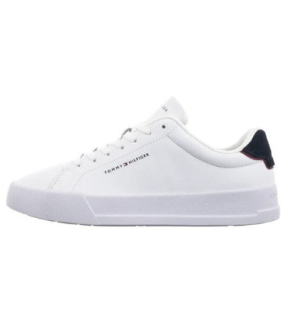 Tommy Hilfiger TH Court Lth Detail Ess White/Desert Sky FM0FM05367 0LD (TH1219-a) sports shoes