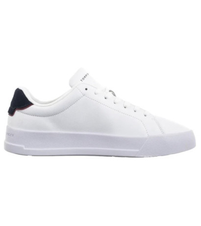 Tommy Hilfiger TH Court Lth Detail Ess White/Desert Sky FM0FM05367 0LD (TH1219-a) sports shoes