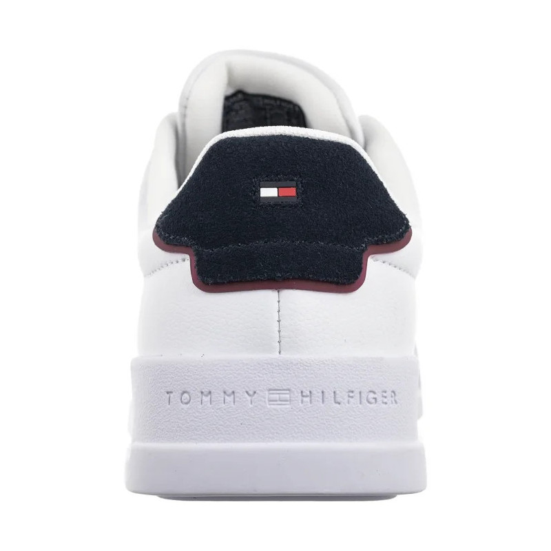 Tommy Hilfiger TH Court Lth Detail Ess White/Desert Sky FM0FM05367 0LD (TH1219-a) sports shoes