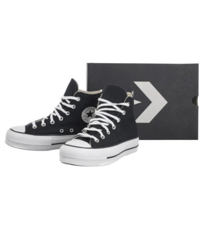 Converse CTAS Lift Wide Hi Black/White/White A09194C (CO725-a) shoes