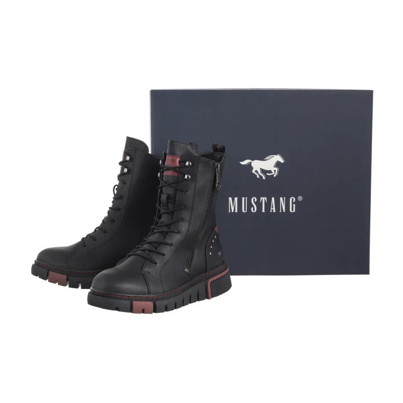 Mustang Czarne 1502-502-009 (MU556-a) boots