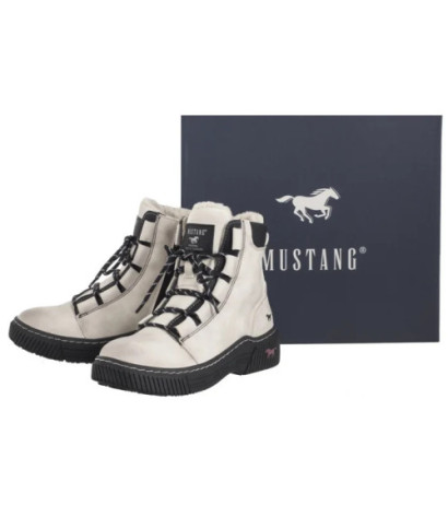 Mustang Białe 1436-605-203 (MU557-b) shoes