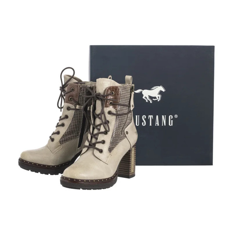 Mustang Beżowe 1336-510-318 (MU558-b) shoes