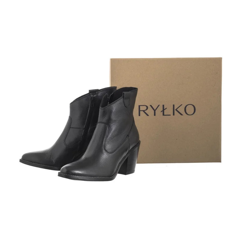 Ryłko Czarne 7PVD6_T7 _WD8F (RY974-a) shoes