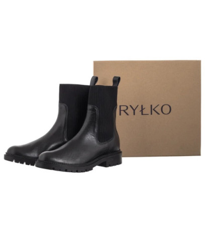 Ryłko Czarne 3PVC4_X_ _2SH (RY977-a) shoes