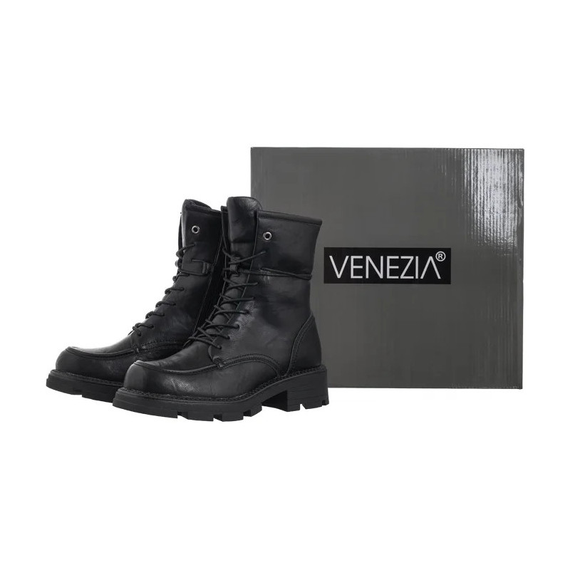 Venezia Czarne W027LEBLOBB008 (VE815-a) shoes