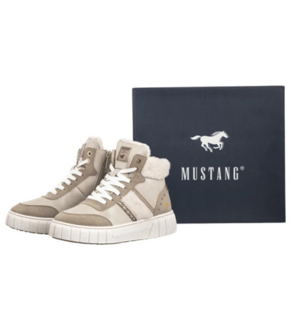 Mustang Beżowe 1446-607-4 (MU561-a) shoes