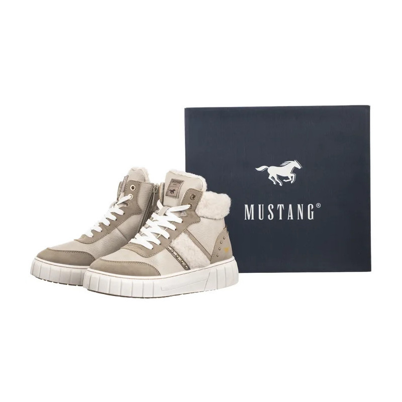 Mustang Beżowe 1446-607-4 (MU561-a) shoes