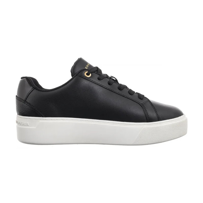 Tommy Hilfiger TH Platform Court Sneaker Black FW0FW08614 BDS (TH1220-a) sports Shoes