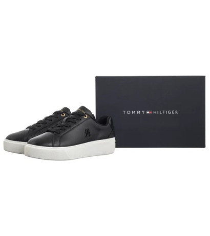 Tommy Hilfiger TH Platform Court Sneaker Black FW0FW08614 BDS (TH1220-a) sports Shoes