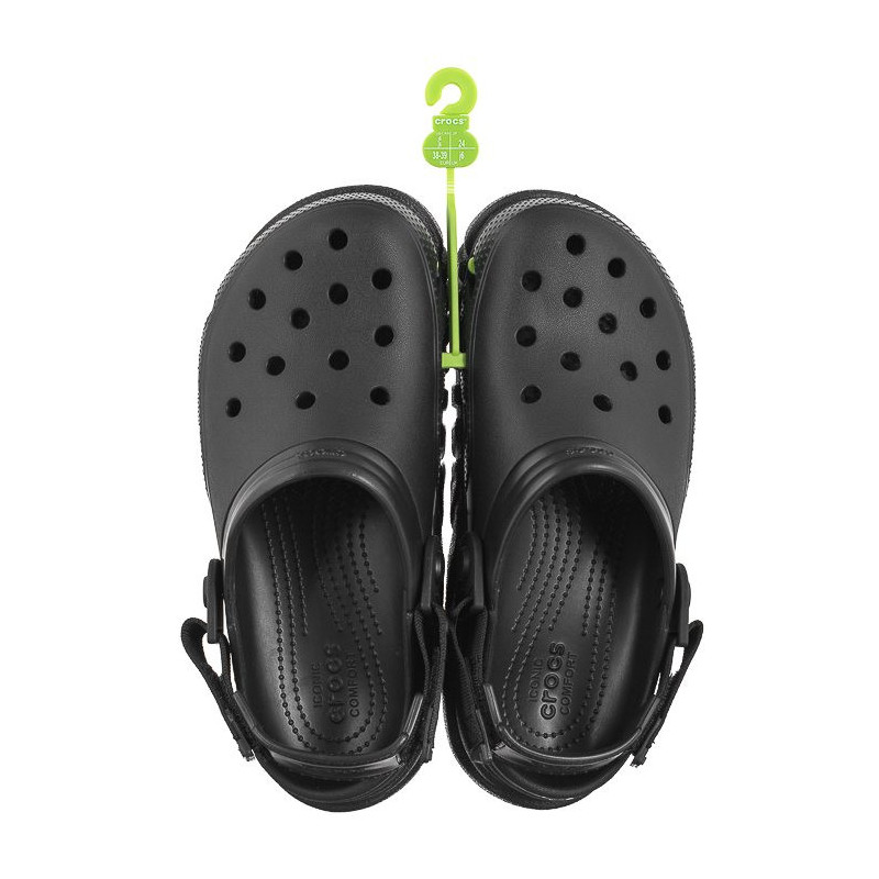 Crocs Duet Max II Clog Kid's Black 208774-001 (CR332-a) slippers