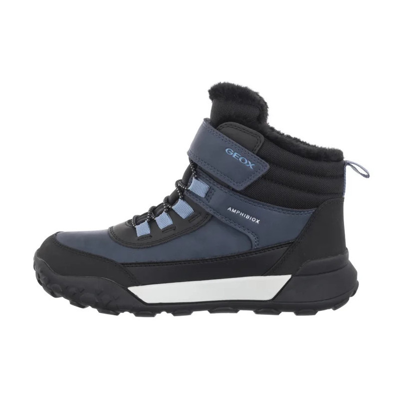 Geox J Trekkyup B Abx E Denim/Black J46MBE 0MEFU C4J9B (GE200-b) boots