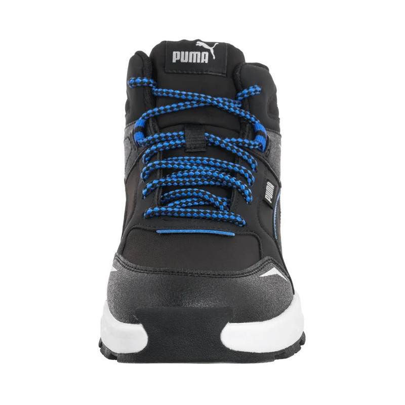 Puma Evolve Trail Jr Puma Black-Hyperlink Blue 397644-01 (PU604-a) sports shoes