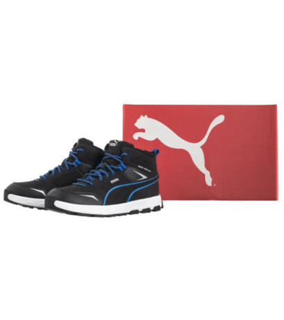 Puma Evolve Trail Jr Puma Black-Hyperlink Blue 397644-01 (PU604-a) sports shoes