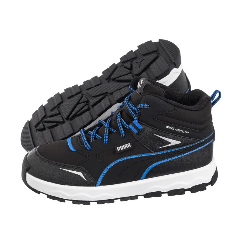 Puma Evolve Trail PS Puma Black-Hyperlink Blue 397645-01 (PU611-b) ankle boots