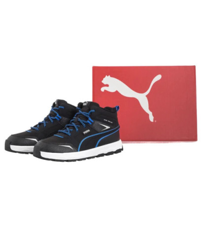 Puma Evolve Trail PS Puma Black-Hyperlink Blue 397645-01 (PU611-b) ankle boots