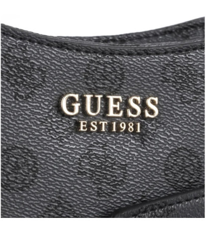 Guess Evelune Top Zip Shoulder Bag HWPG93 53180 Charcoal Logo (GU695-a) handbag