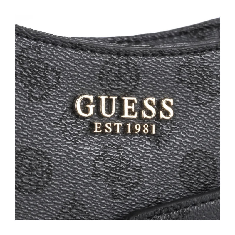 Guess Evelune Top Zip Shoulder Bag HWPG93 53180 Charcoal Logo (GU695-a) handbag