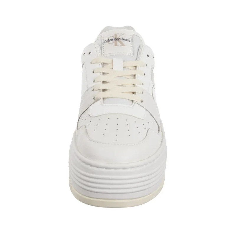 Calvin Klein Bold Flatf Low Laceup Mix Nbs BrightWhite/Creamy White YW0YW01641 0LD (CK603-a) shoes