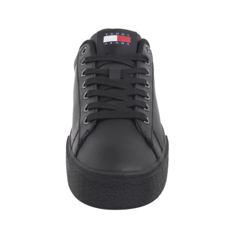 Tommy Hilfiger (New) Tjw Flatform Sneaker Black EN0EN02698 BDS (TH1228-a) shoes