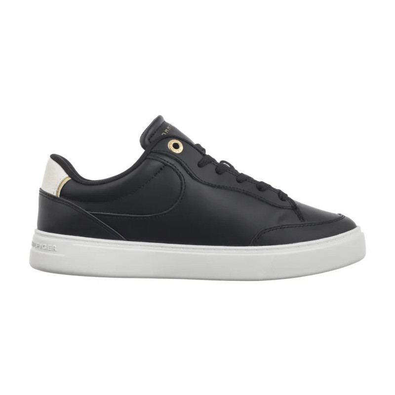 Tommy Hilfiger Essential Chic Court Sneaker Black FW0FW08322 BDS (TH1250-a) shoes