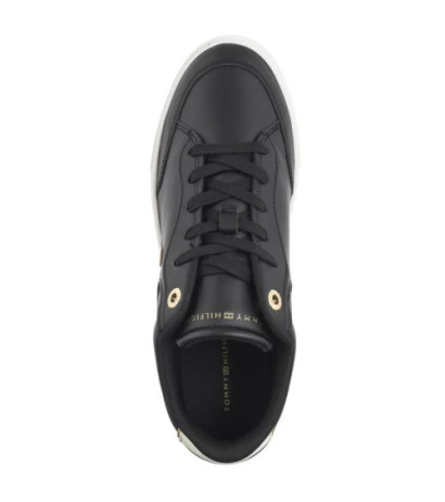 Tommy Hilfiger Essential Chic Court Sneaker Black FW0FW08322 BDS (TH1250-a) shoes