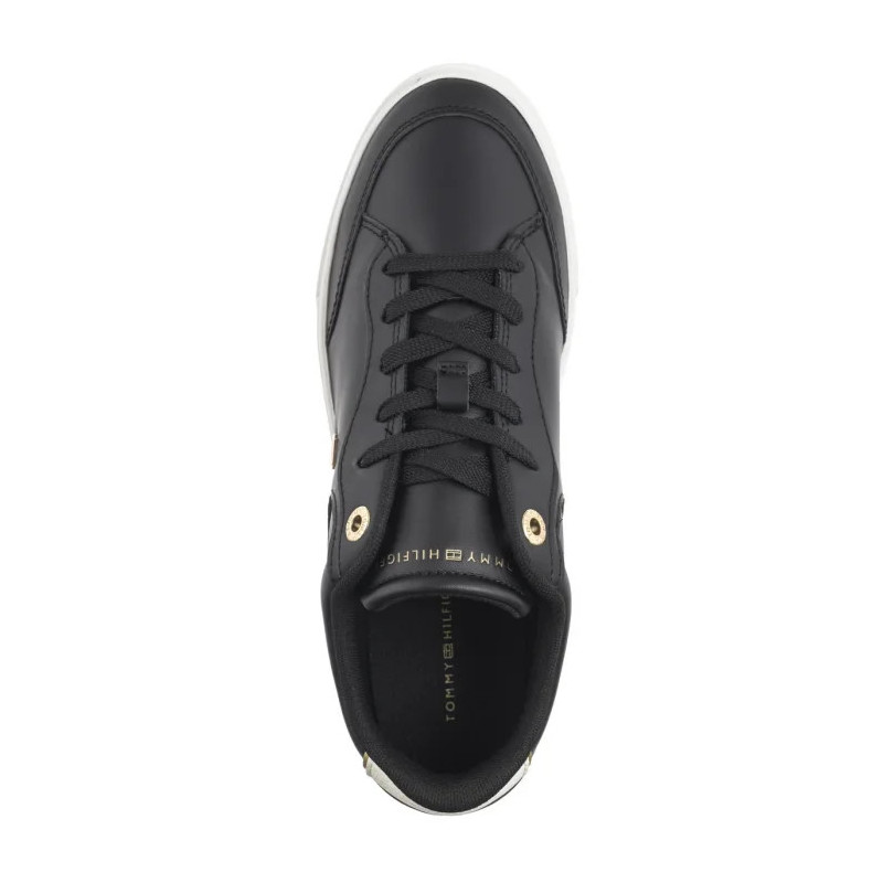 Tommy Hilfiger Essential Chic Court Sneaker Black FW0FW08322 BDS (TH1250-a) shoes