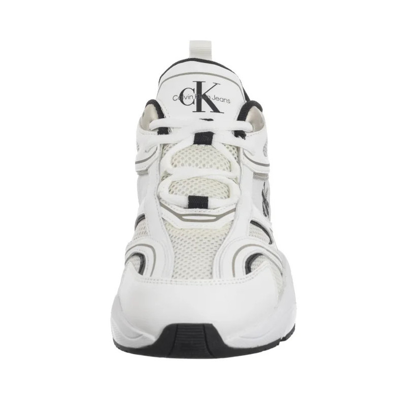 Calvin Klein Retro Tennis Mesh Ml Bright White/Black YW0YW01807 01W (CK610-a) sports Shoes